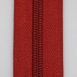 5 mm open-ended zipper with one slider 50 cm / Red 148