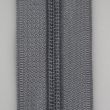 5 mm open-ended zipper with one slider 50 cm / Grey 317