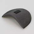 Shoulder pads B16 / covered / with velcro / black