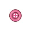 Round button with border / 15 mm / Pink