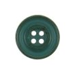 Round button with border / 22 mm / Turquoise