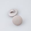 Shank button made of recycled materials 13 mm / Grey
