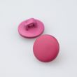 Shank button made of recycled materials 13 mm / Fuchsia