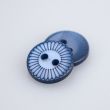 Plastic button 13 mm / Dk Blue