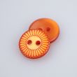 Plastic button 13 mm / Orange