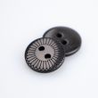 Plastic button 13 mm / Black