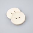 Recycled cotton fibre button 20 mm / Cream