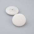 Shank reflective button 25 mm / White