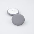 Shank reflective button 25 mm / Grey