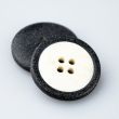 Light round 4 hole button / 23 mm / Crem-grey