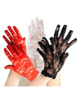 Festive laced gloves / 2 lengths / Different shades