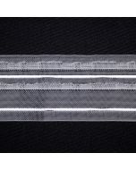 Curtain tape with loops 50 mm / Shortening 1:2 /