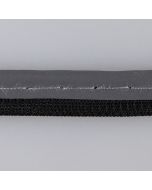 Insertion pipng cord elastic reflective / 310-332 Grey-Black
