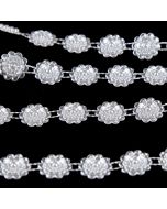 Ribbon with pearls / Flower