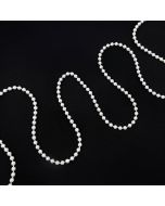 Ribbon with pearls 4 mm / Ivory