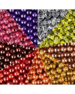 Acrylic pearls 6 mm / Different shades
