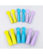 Abakhan Knitting Needle Protector, 2 pcs pack / Assorted Colors / Mixed Sizes