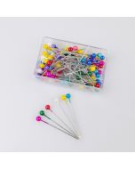 Pins With a Plastic Head in a Plastic Box