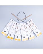 KnitPro Wooden circular knitting needles Basix Beech 60 cm / Various sizes / KnitPro