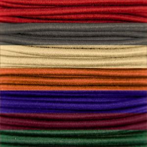 Round coloured elastic band / Different shades