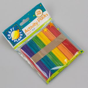 Lollipop Sticks / Narrow and painted (50 pcs)