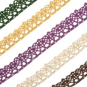 Cotton lace 23 mm / Different shades