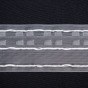Curtain tape 75 mm / Shortening 1:2 / Pencil pleats