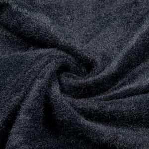 Wool blend coat fabric / Black