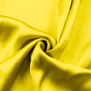Viscose satin / Greenish yellow