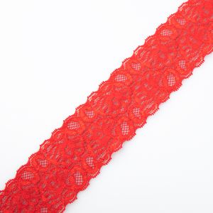 Stretch lace 40 mm / Red