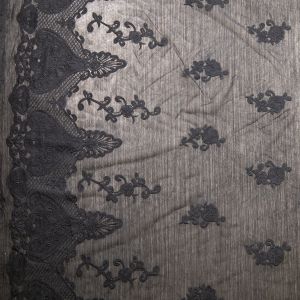 Embroidered lace fabric / Design 1