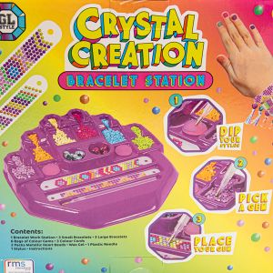 Children craft kit / CRYSTAL CREATION Bracelet Station