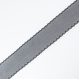 Lace with two edges 31 mm / 990 Black