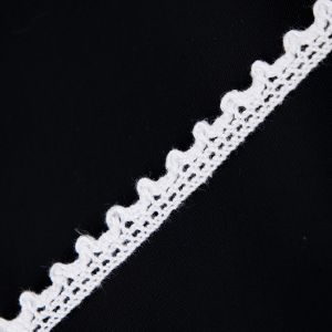 Cotton lace 10 mm / White