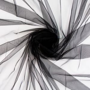 Soft tulle fabric / Black
