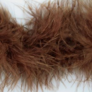 Feather trim / Brown