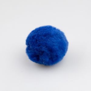 Acrylic pom-poms / 25 mm blue