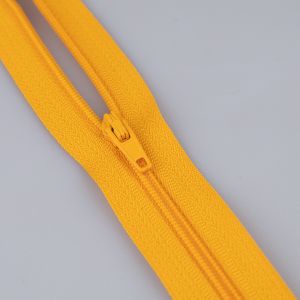 3 mm zip 60 cm / Dark yellow 114