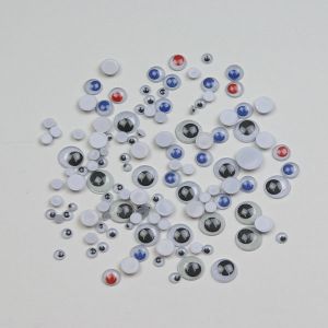 Glue On Moving eye / 7 mm red