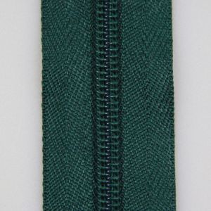 5 mm closed-ended zipper with one slider 30 cm / Green 270