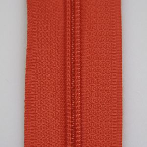 5 mm open-ended zipper with one slider 30 cm / Light red 160