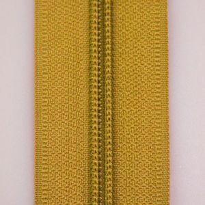 5 mm open-ended zipper with one slider 35 cm / Mustard 123