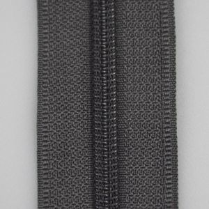 5 mm open-ended zipper with one slider 45 cm / Grey 326