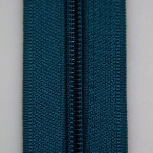 5 mm open-ended zipper with one slider 50 cm / Teal 222