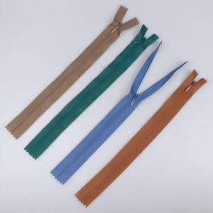 Closed end invisible zip 25 cm / Different shades