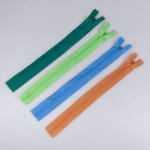 Closed end invisible zip 22 cm / Different shades