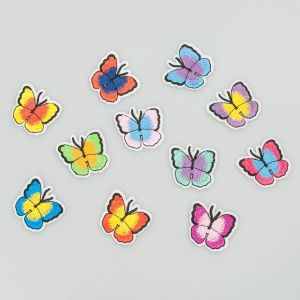 Iron-on motif / Butterfly 024 / Different shades
