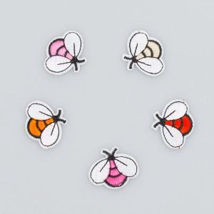 Iron-on motif / Bee / Different shades