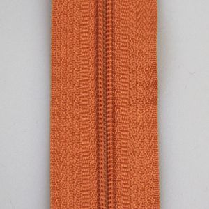 3 mm zip 10 cm / Brick brown 283