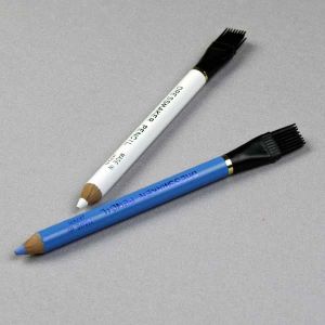 Crayon pencil with brush / Different shades